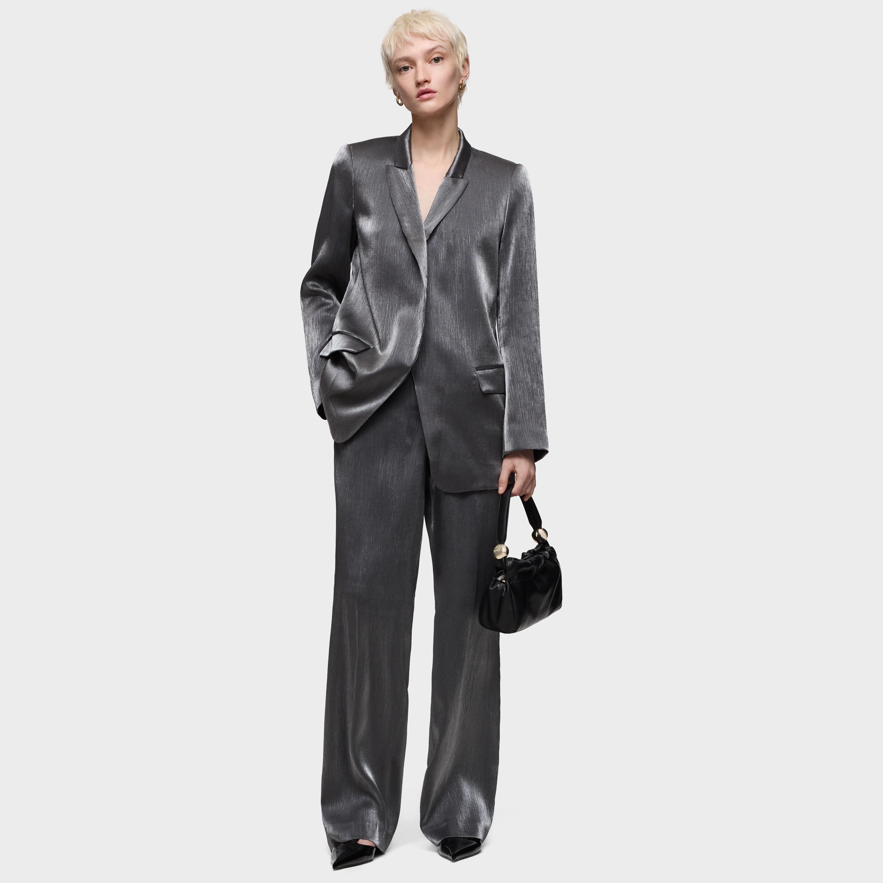 Small black leather Crossbody bag TOUS Gloss