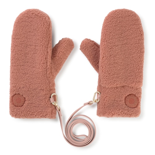 Dark pink Mittens TOUS Faux image number 0