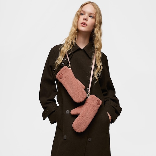 Manoplas rosa oscuro TOUS Faux
