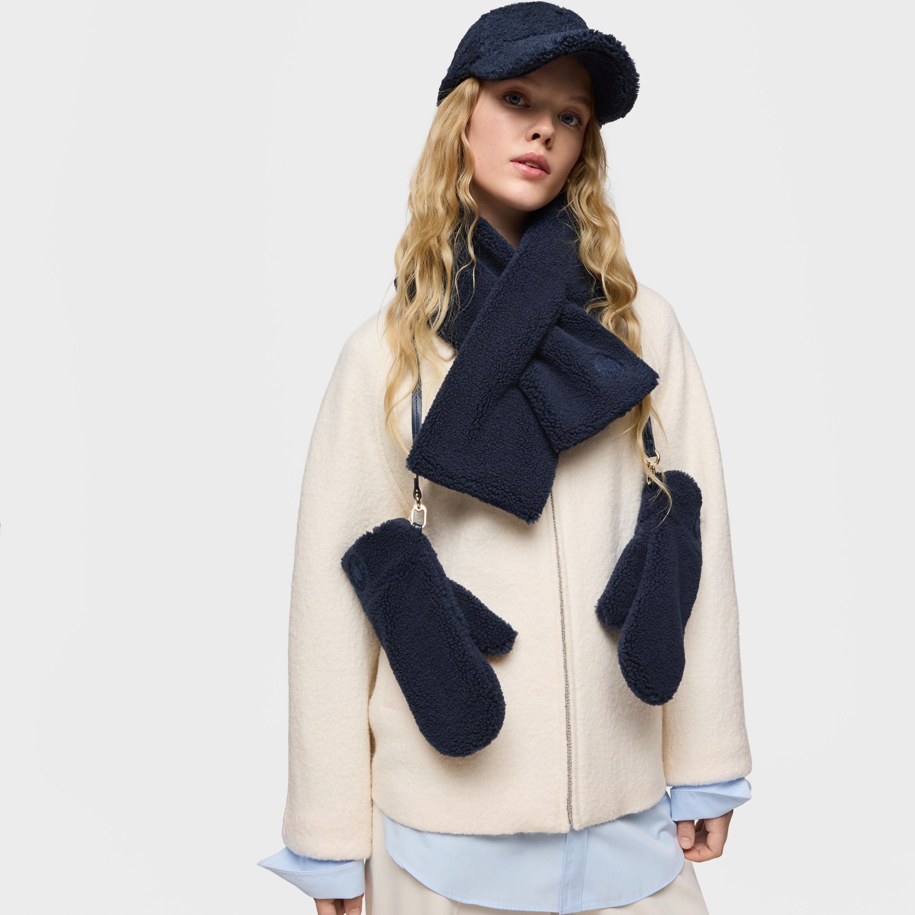 Navy blue Scarf TOUS FAUX