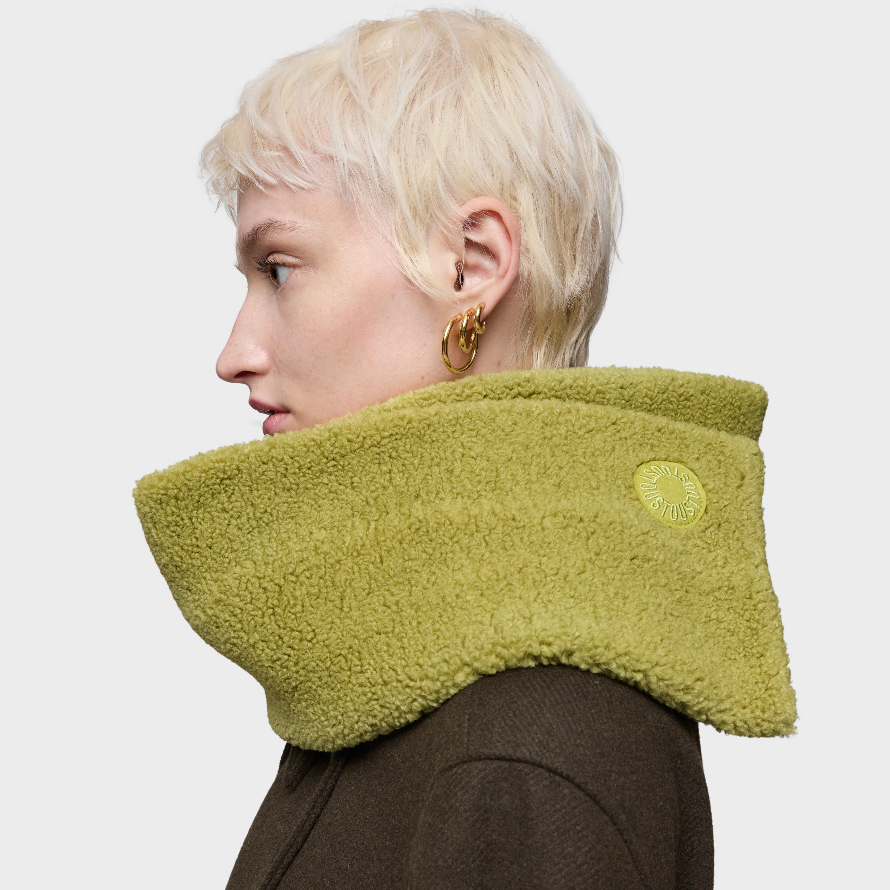 Green Scarf TOUS Faux