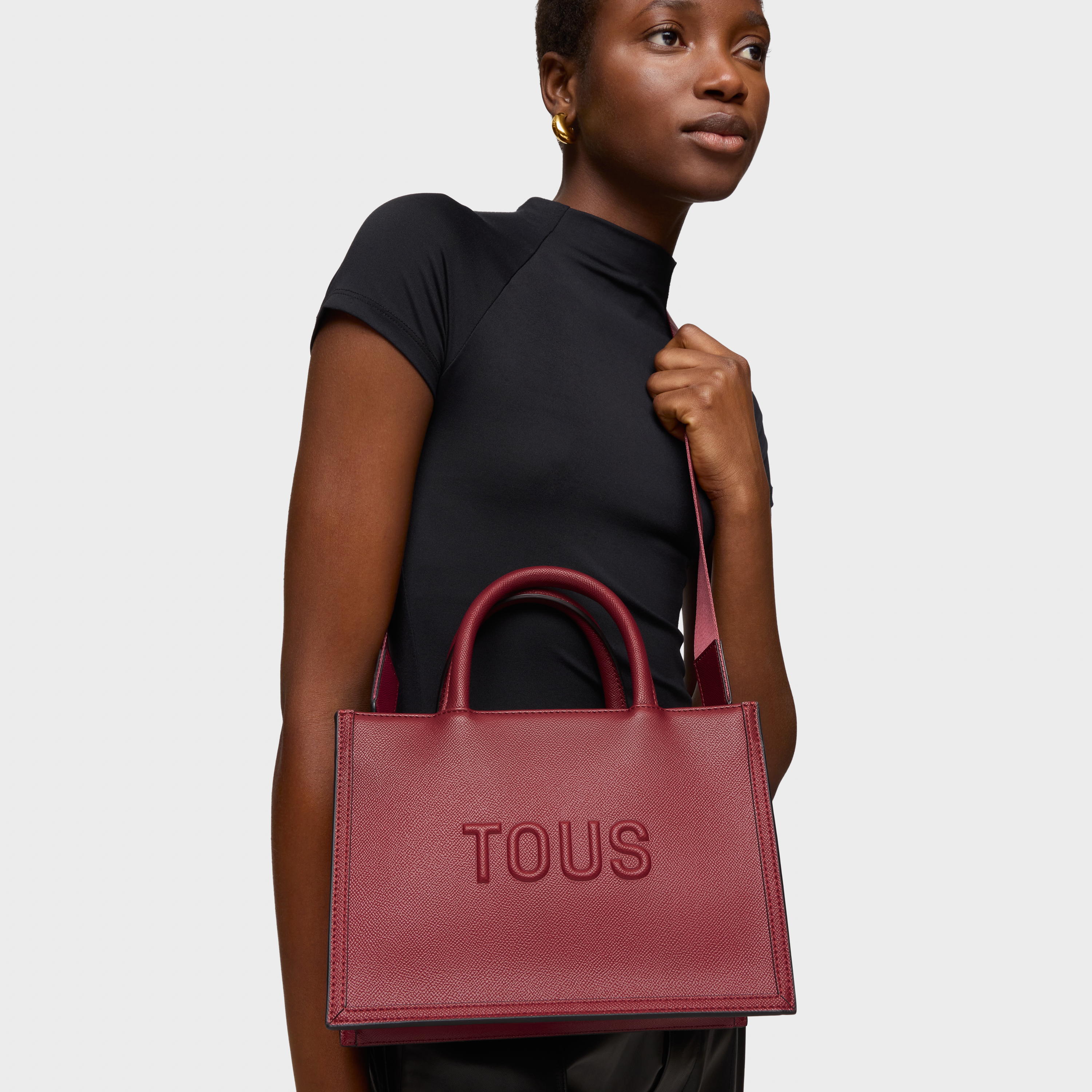 Medium maroon Amaya Shopping bag TOUS Brenda