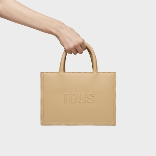 Medium sand-colored Shopping bag TOUS Brenda