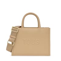 Medium sand-colored Shopping bag TOUS Brenda