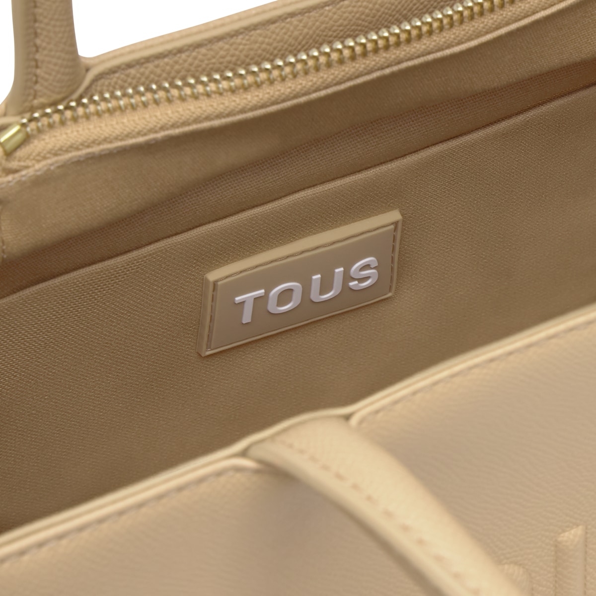Medium sand-colored Shopping bag TOUS Brenda