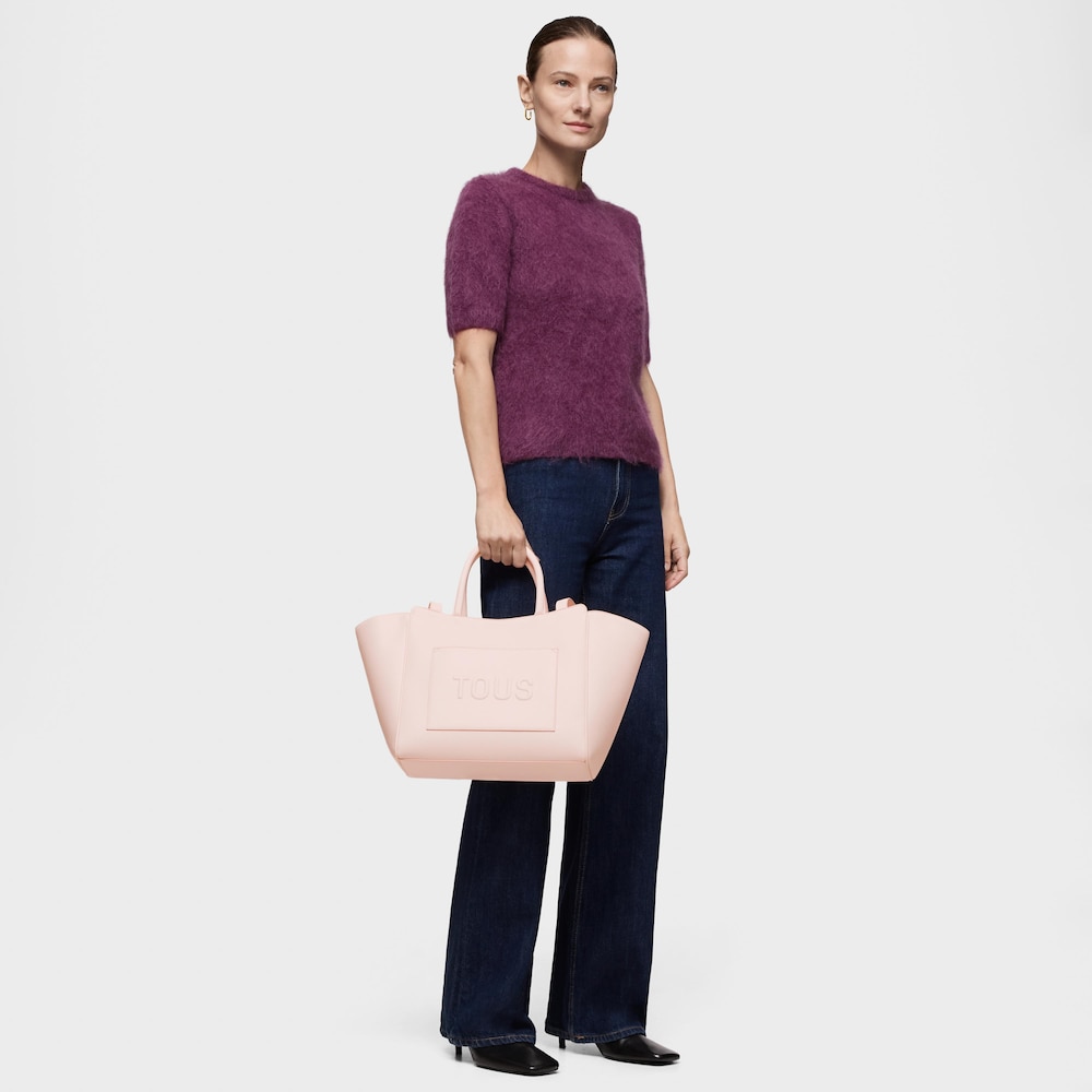 Medium light pink City bag TOUS Brenda Medium light pink City bag TOUS Brenda