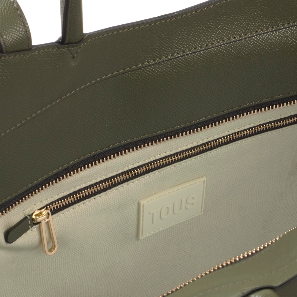 Medium khaki City bag TOUS Brenda image number 2