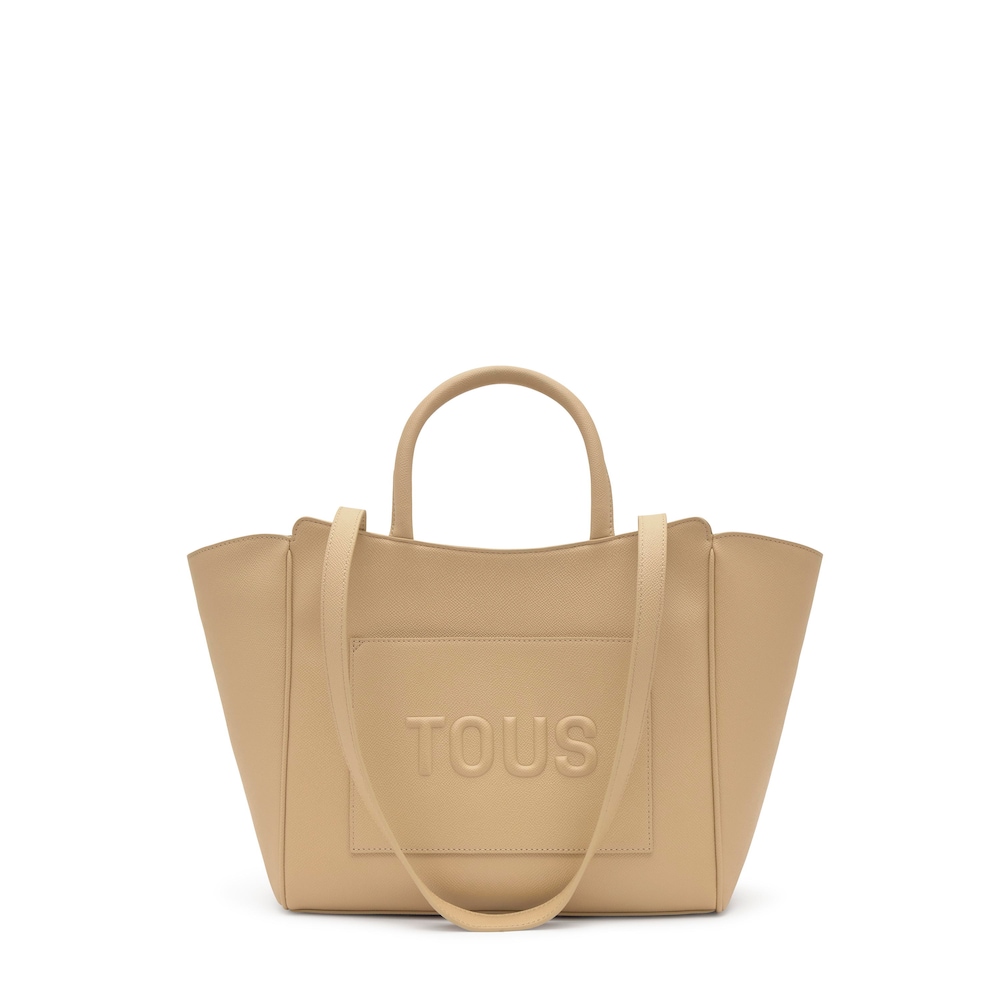 Medium sand-colored City bag TOUS Brenda