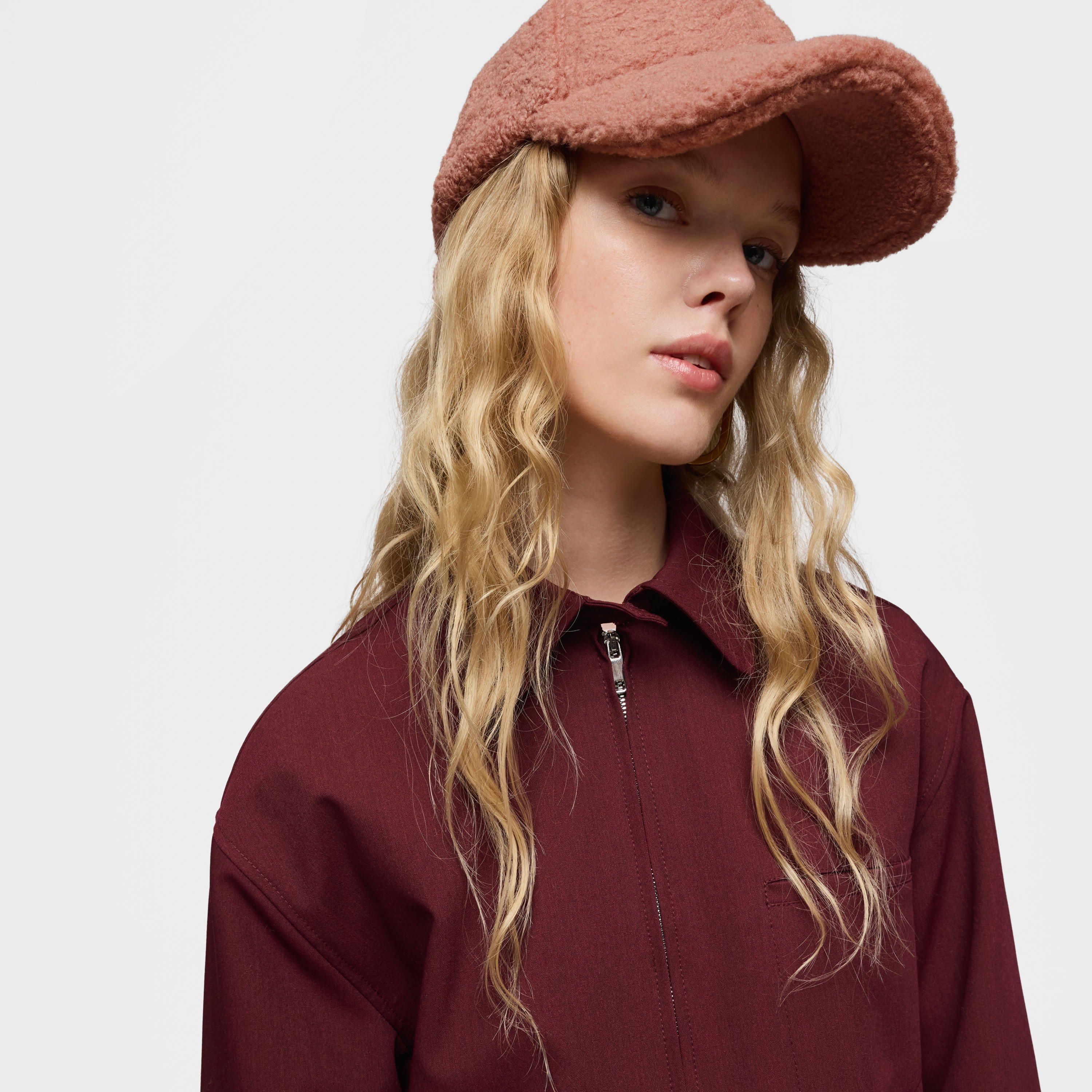 Dark pink Cap TOUS FAUX