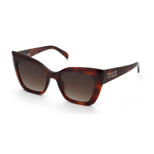 Havana-colored Sunglasses TOUS Faceted Logo