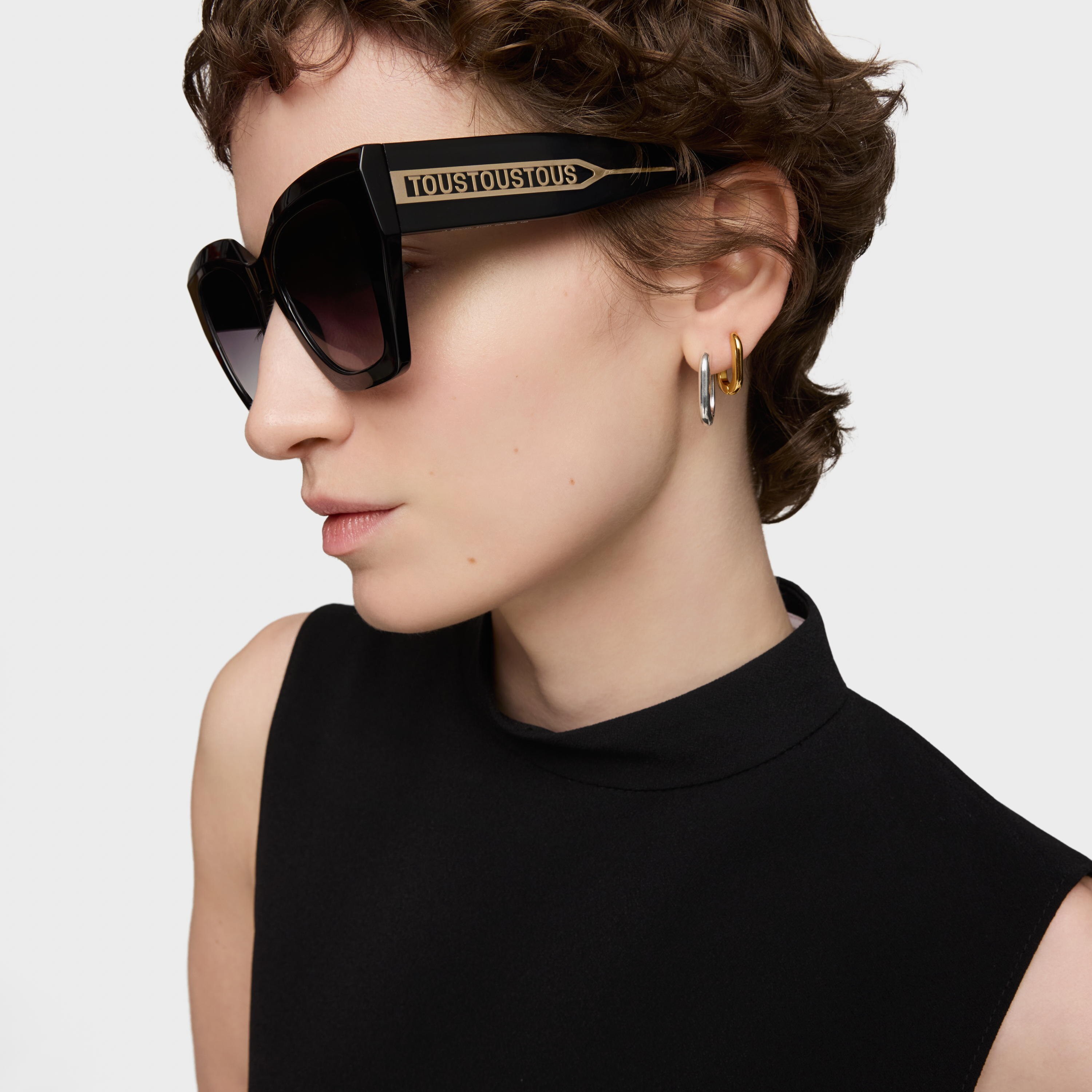 Black Sunglasses TOUS Logo Repeat