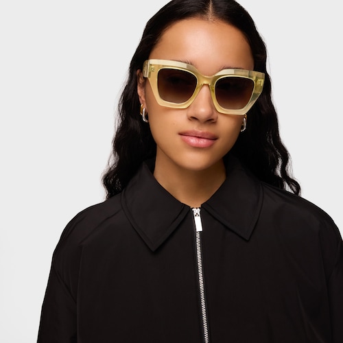 Beige TOUS Logo Repeat Sunglasses