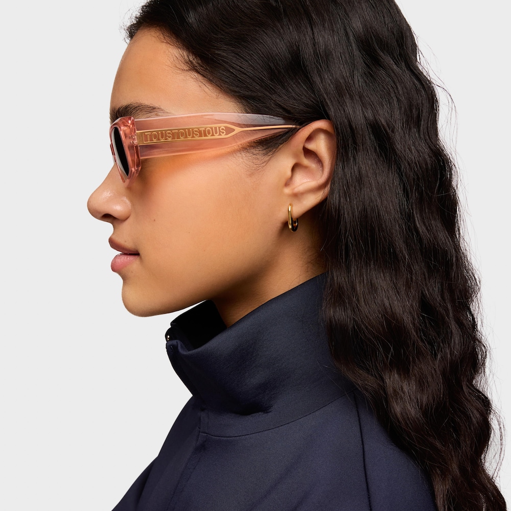 Pink Sunglasses TOUS Square Slim