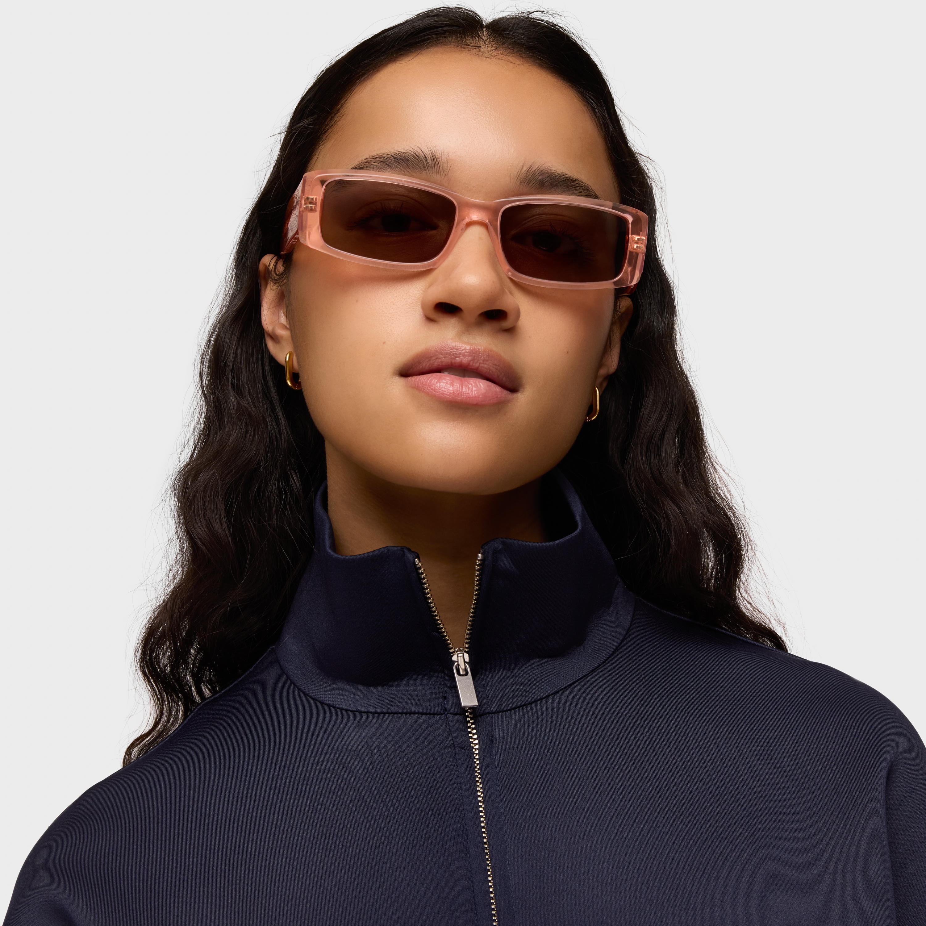 Pink Sunglasses TOUS Square Slim