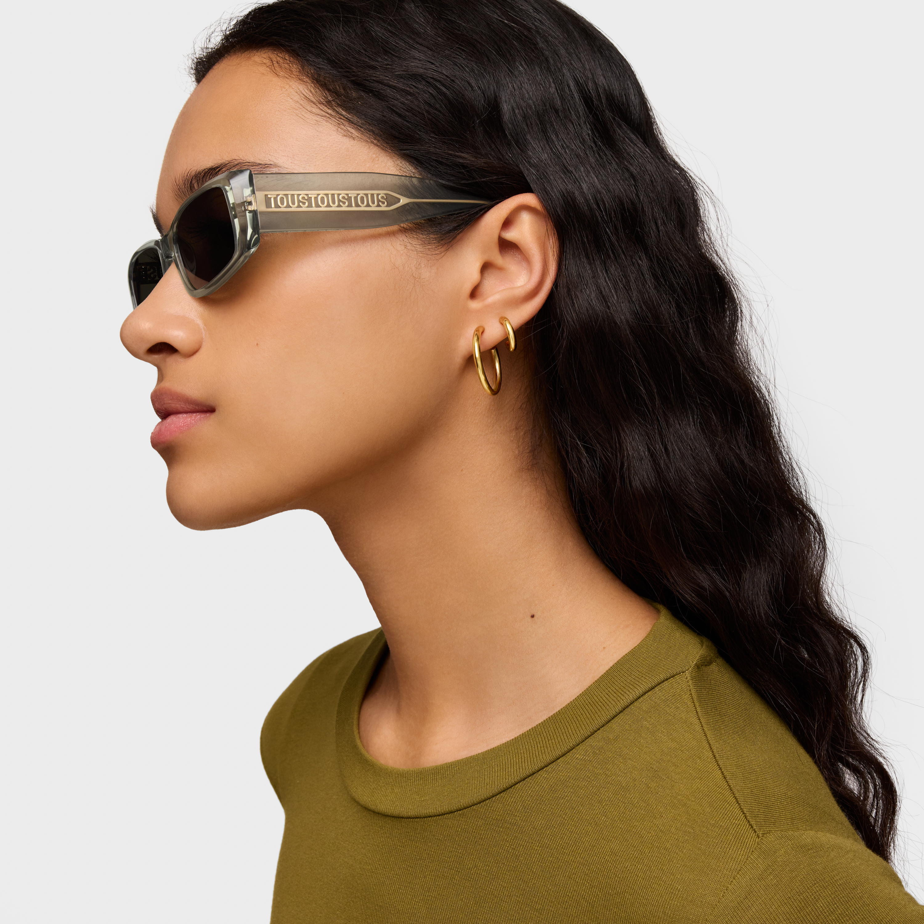 Gray Sunglasses TOUS Square Slim