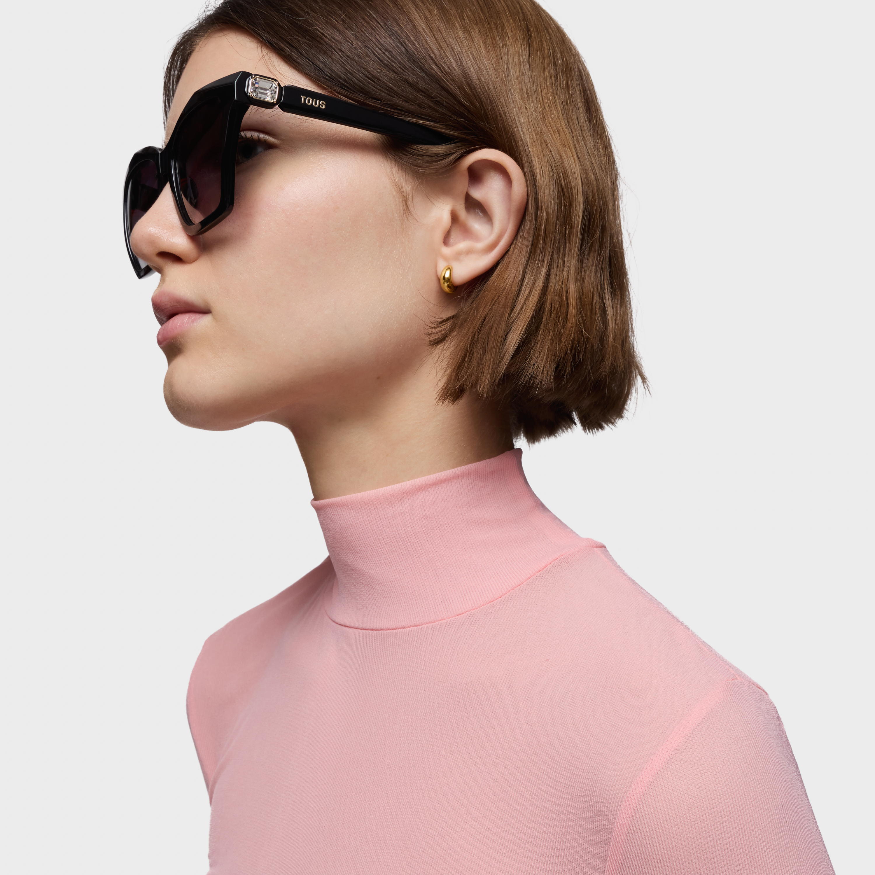 Black Sunglasses TOUS Faceted Stone