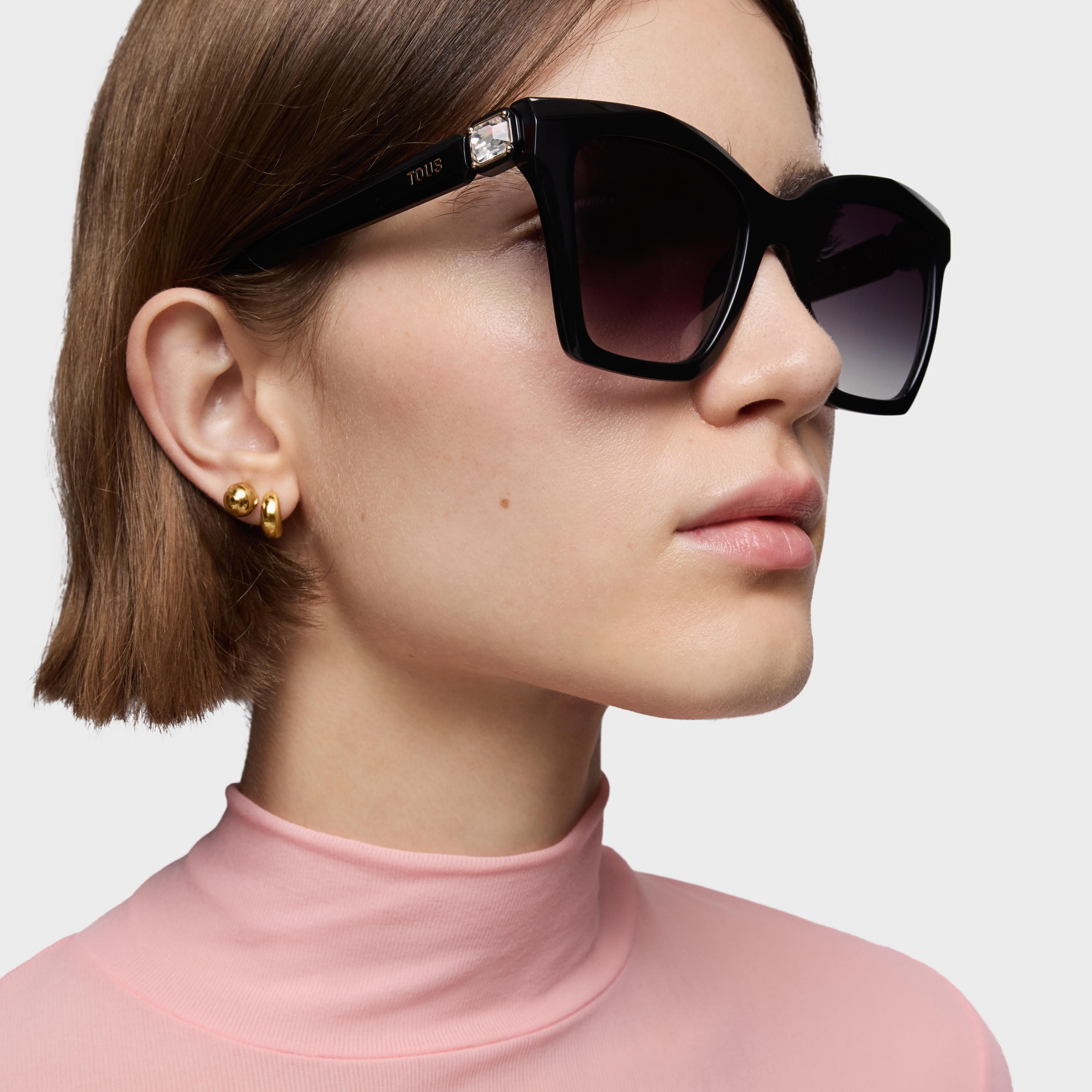 Black Sunglasses TOUS Faceted Stone