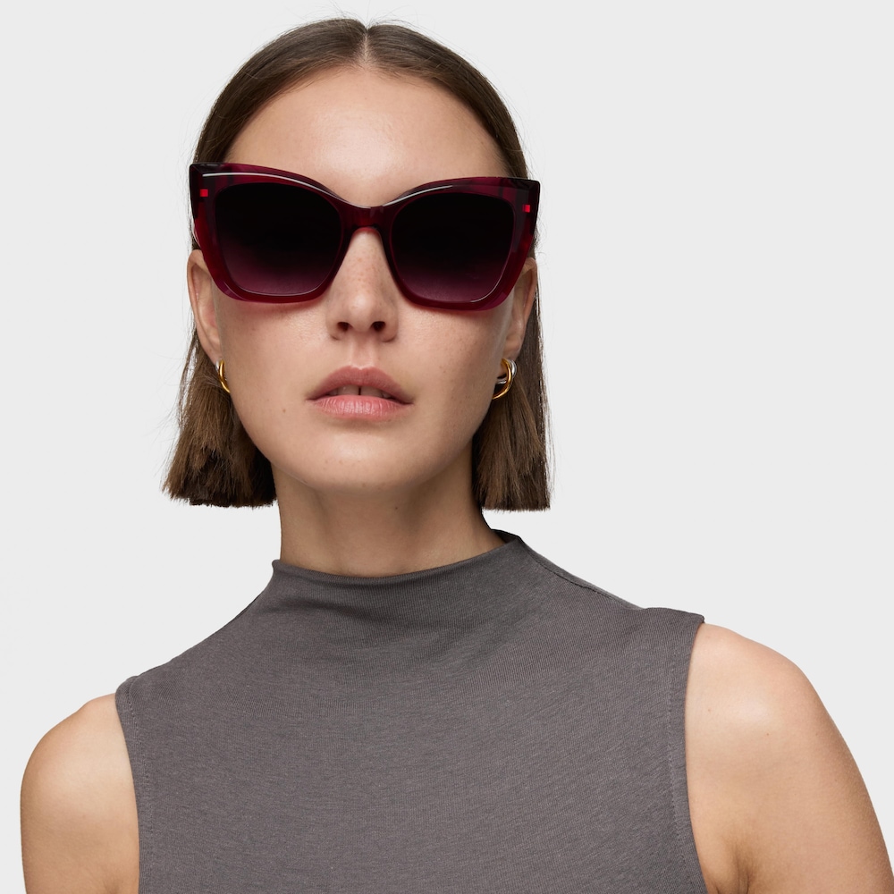 Pink Sunglasses TOUS Faceted Logo