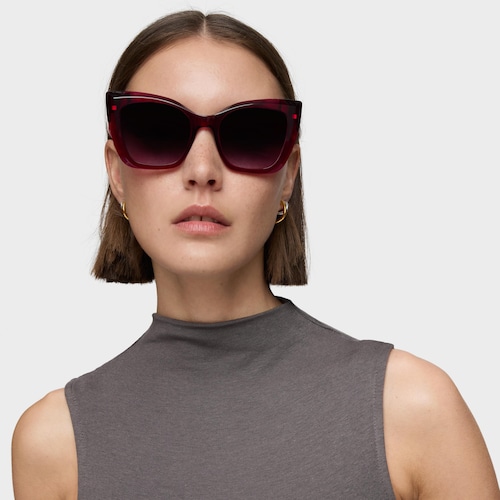 Pink Sunglasses TOUS Faceted Logo