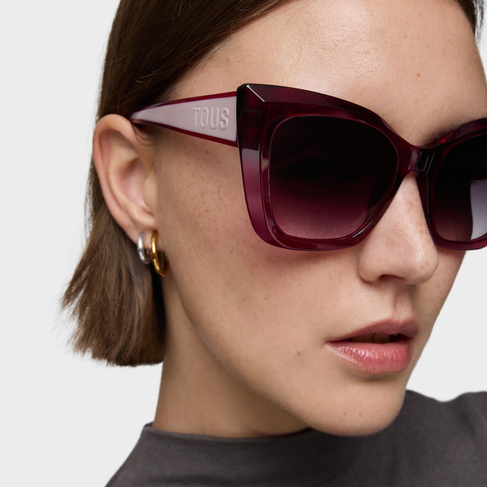Pink Sunglasses TOUS Faceted Logo