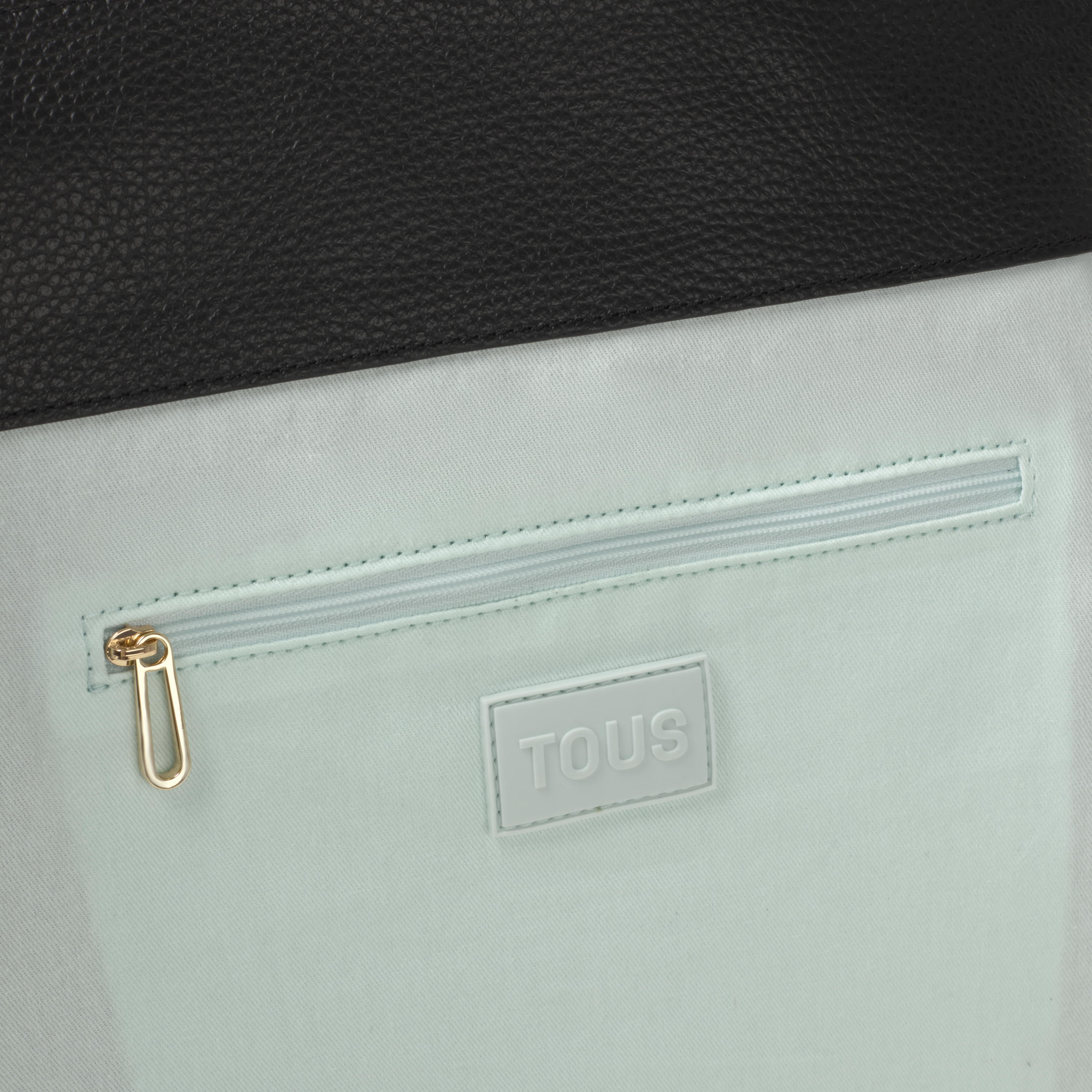 Large black leather Tote bag TOUS Miranda