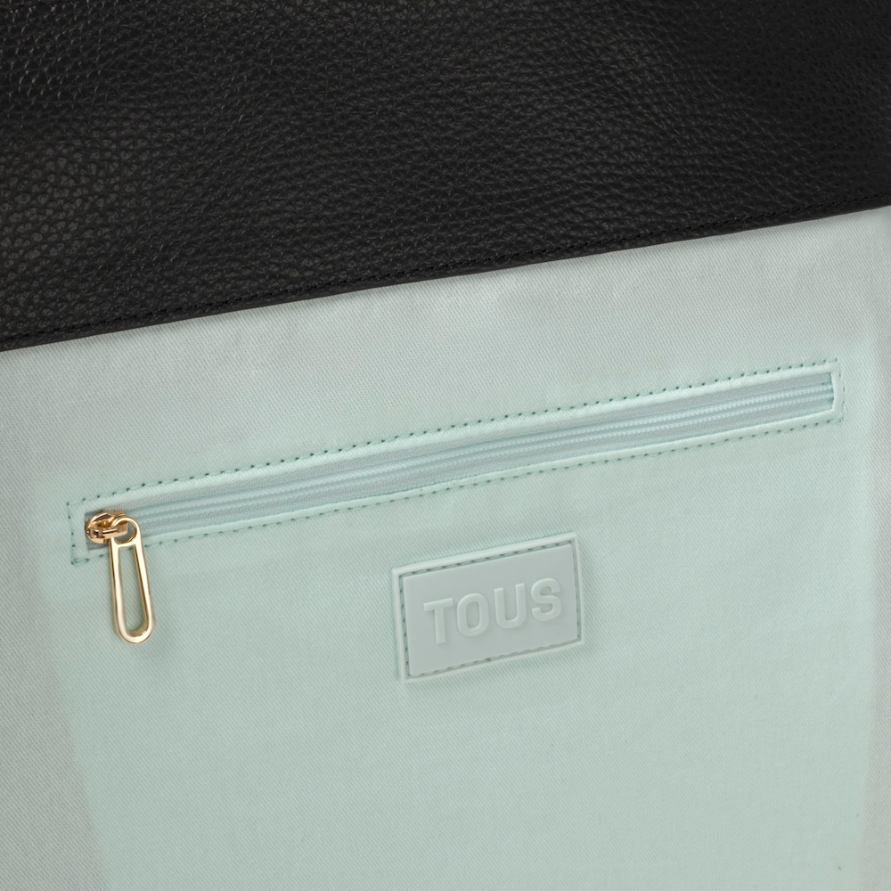 Capazo grande de piel negra TOUS&nbsp;Miranda