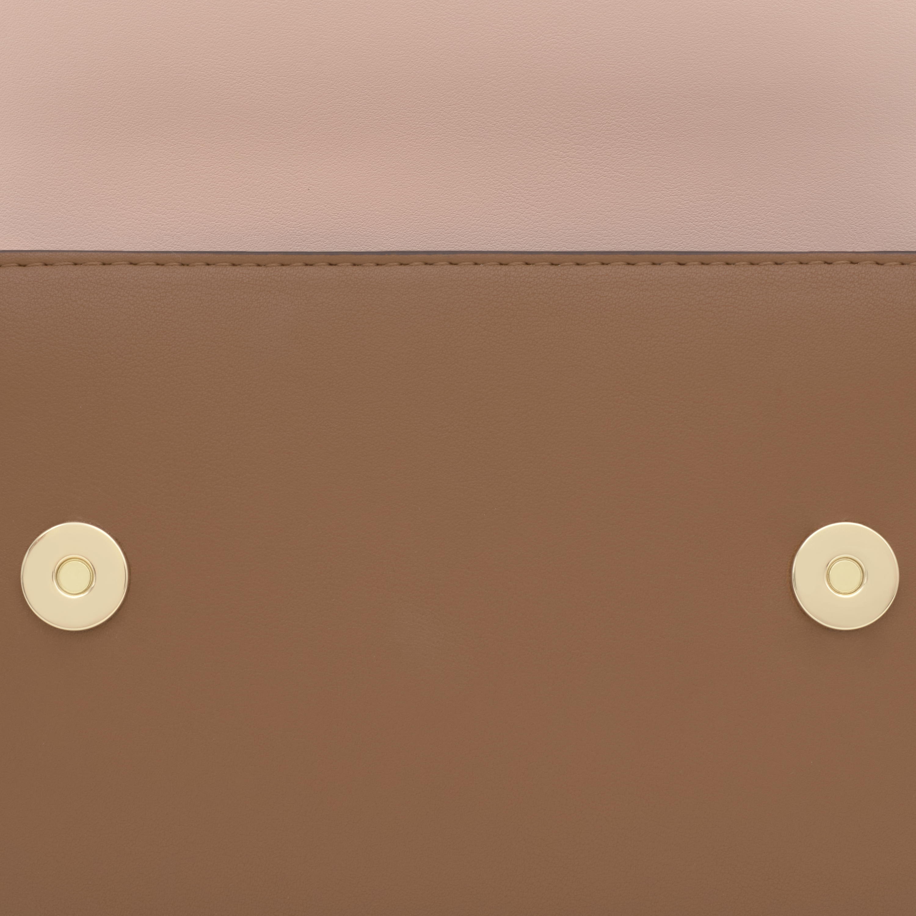 Small camel and beige crossbody bag Chain Kaos Icon