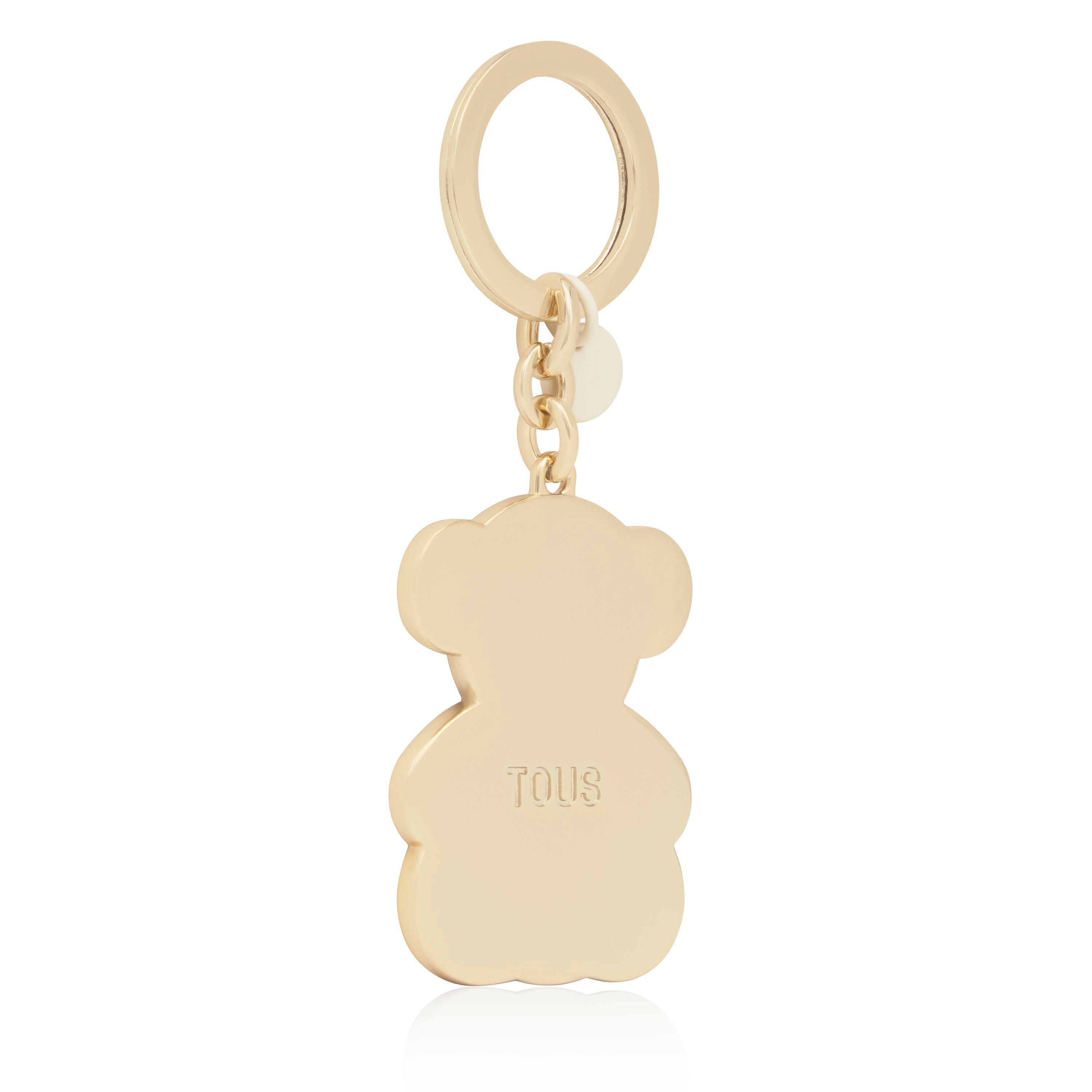 Beige Key ring Bold Bear Lines