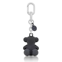 Black metal Key ring Bold Bear