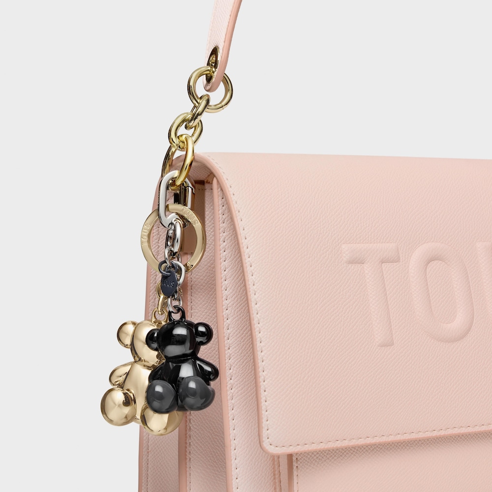 Llavero metal negro Bold Bear