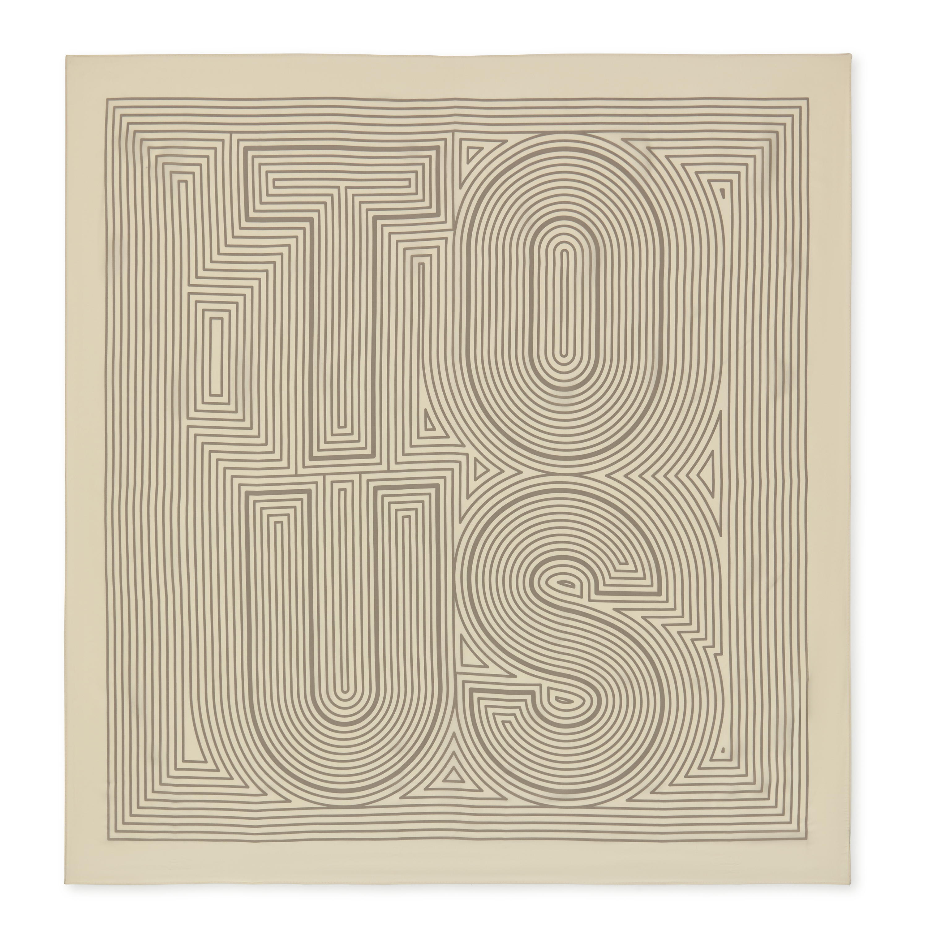 Square beige Scarf TOUS Maze