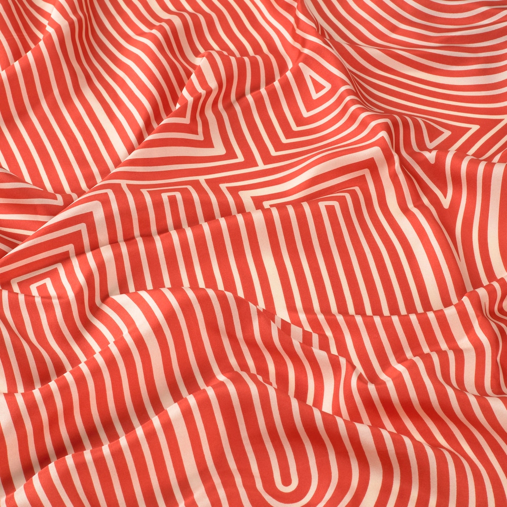 Square orange scarf TOUS Maze