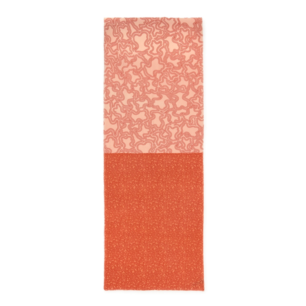 Orange Foulard Kaos Mini Lines