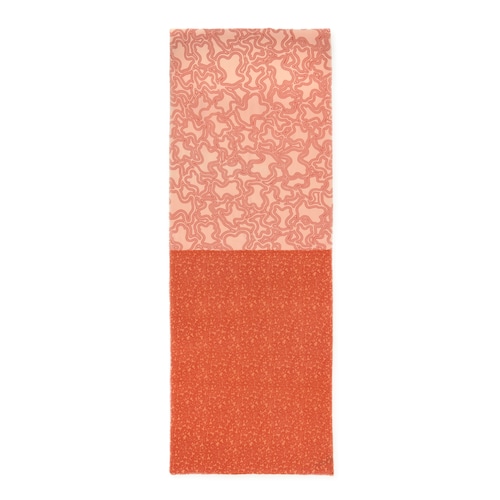 Foulard laranja Kaos Mini Lines