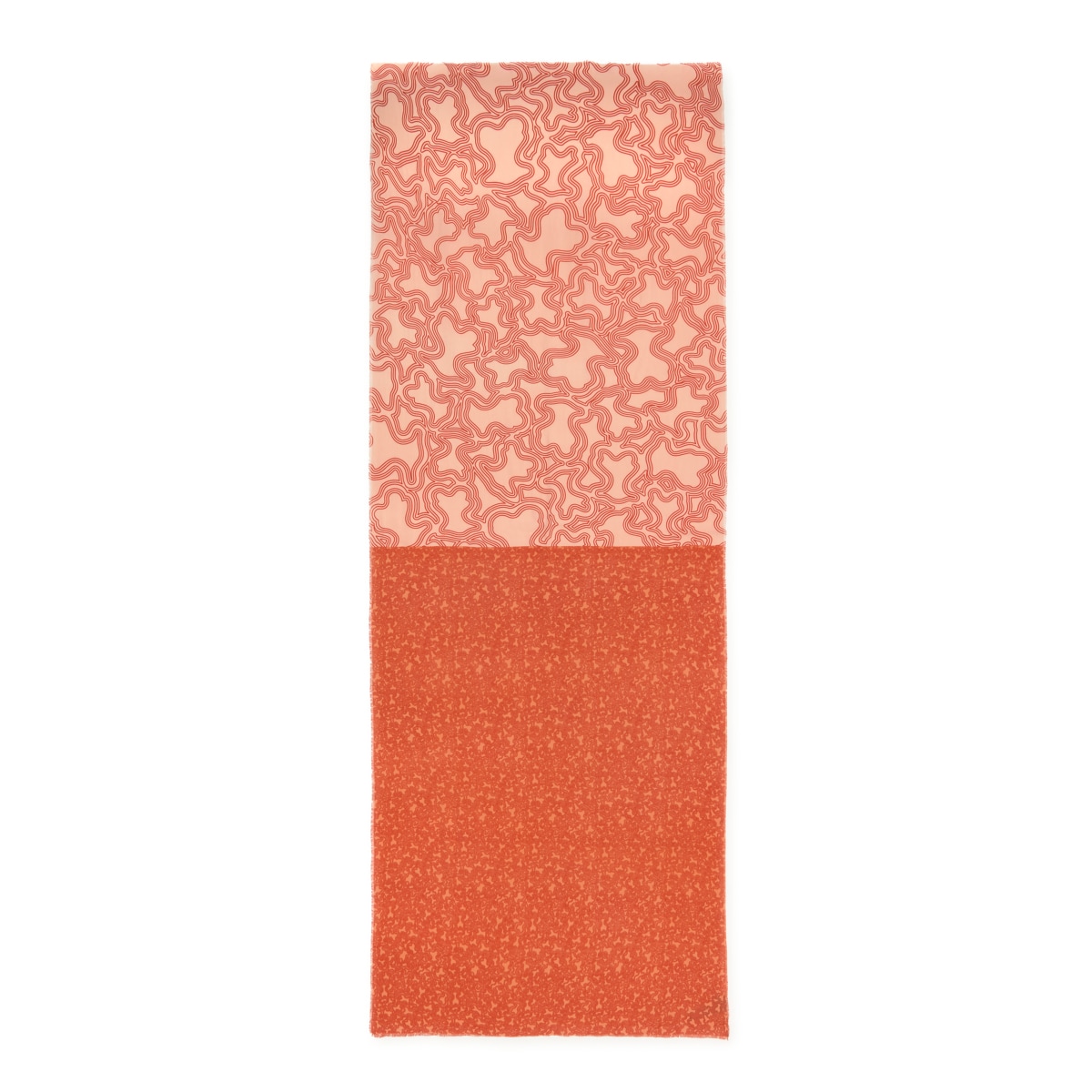 Orange Foulard Kaos Mini Lines