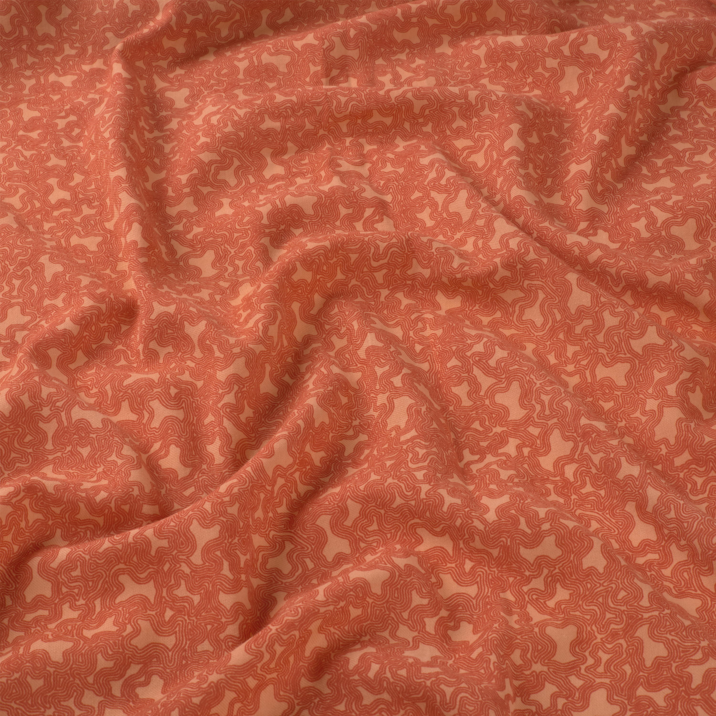 Orange Foulard Kaos Mini Lines