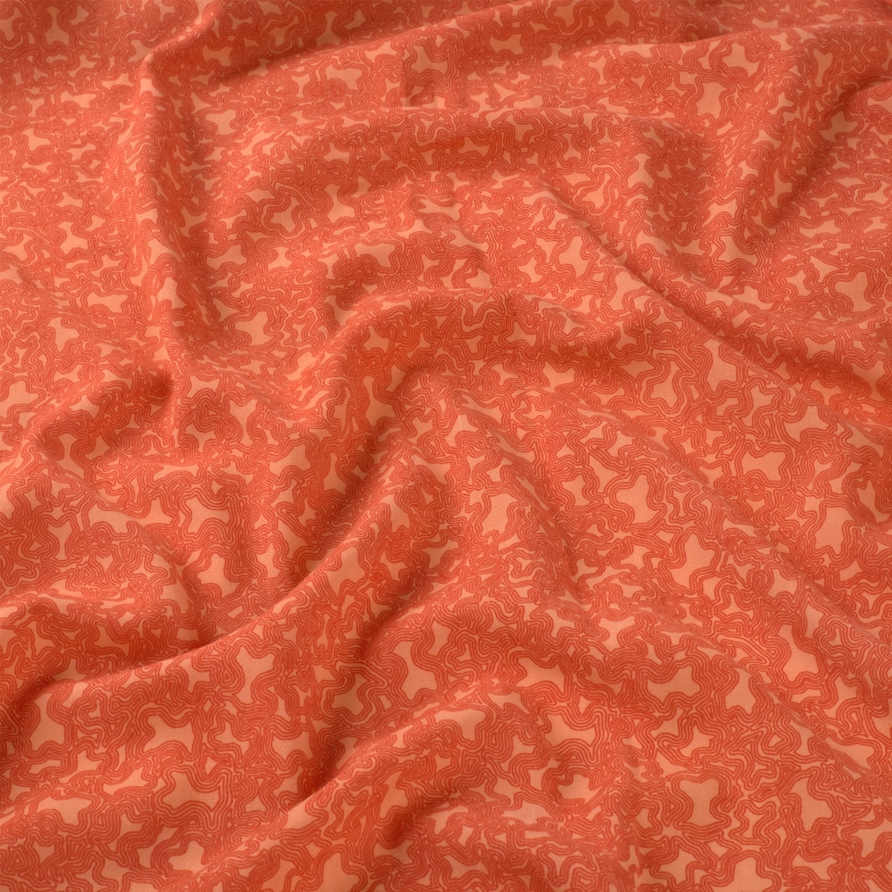 Orange Foulard Kaos Mini Lines