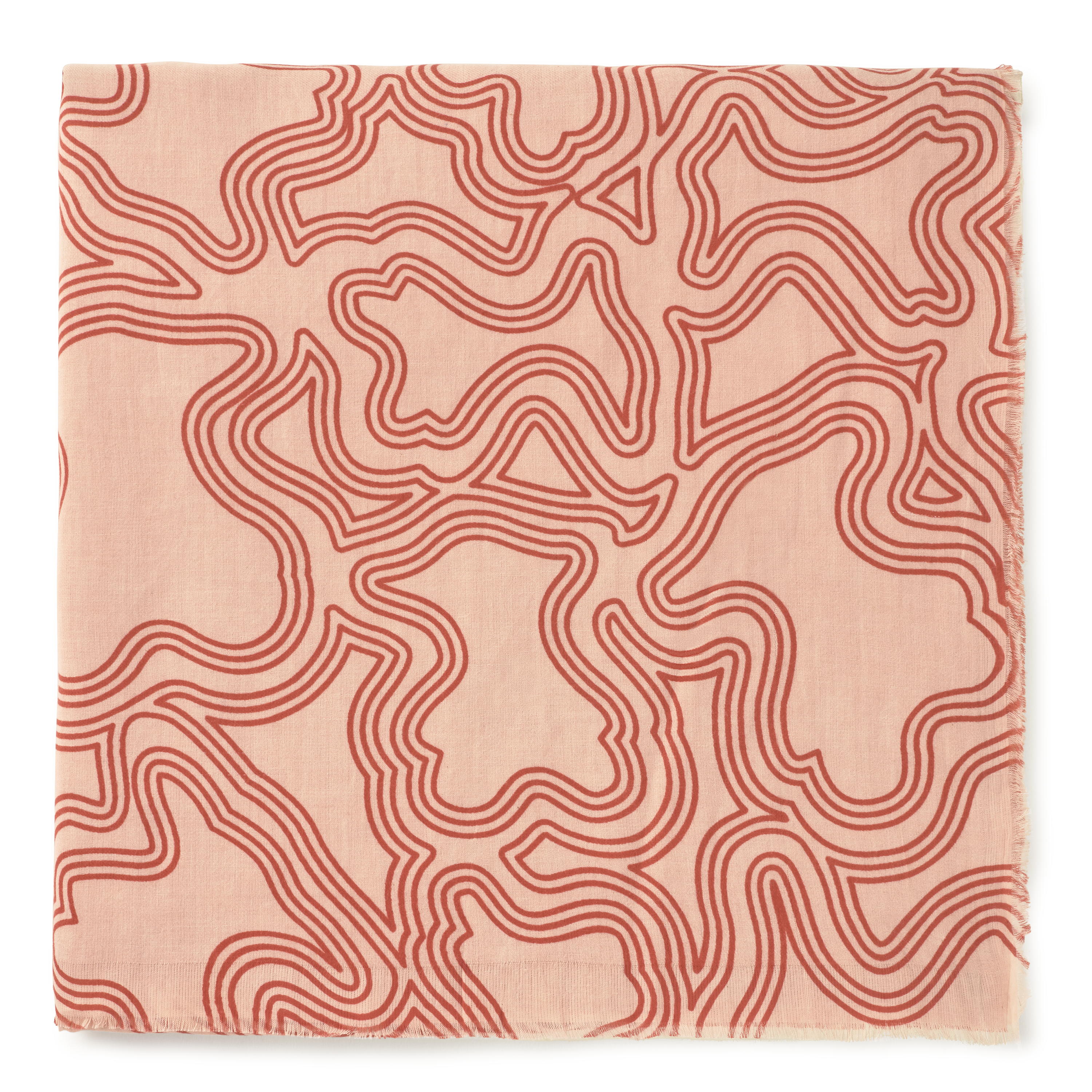 Orange Foulard Kaos Mini Lines