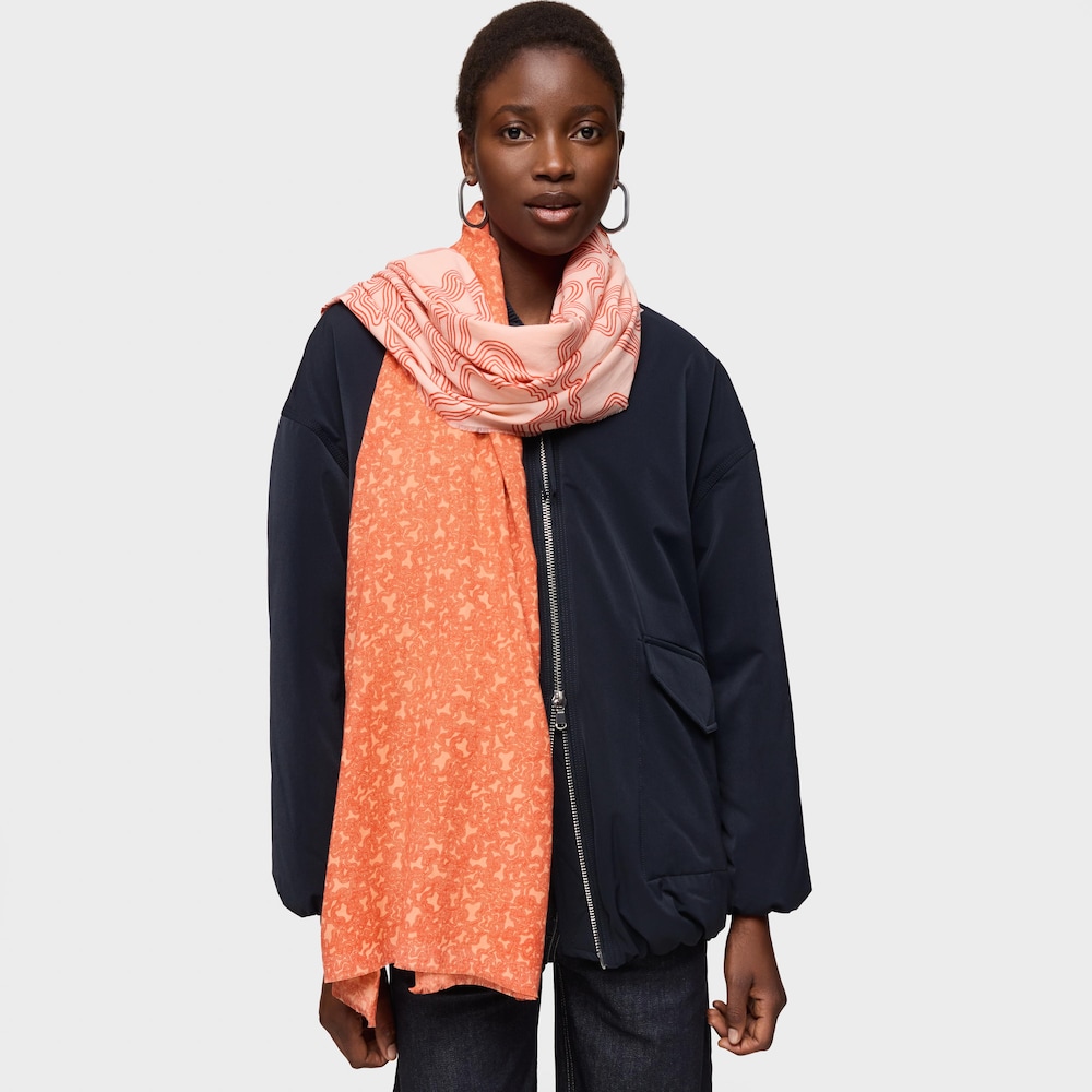 Orange Foulard Kaos Mini Lines
