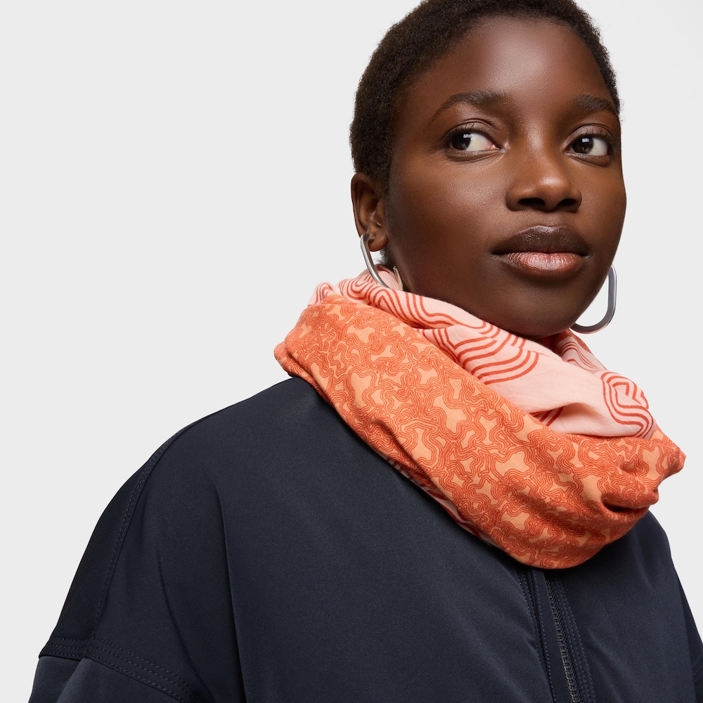 Orange Foulard Kaos Mini Lines