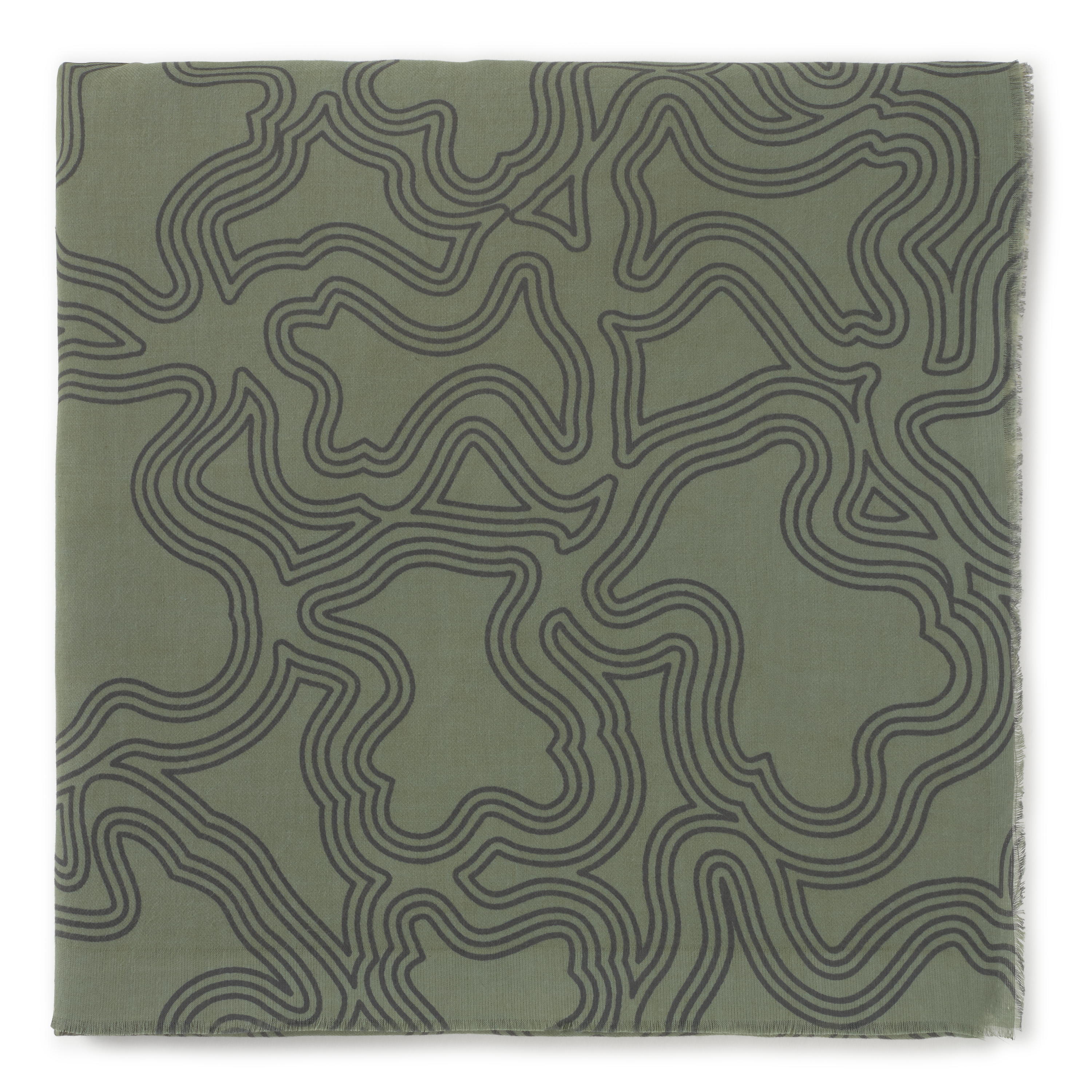 Khaki Foulard Kaos Mini Lines