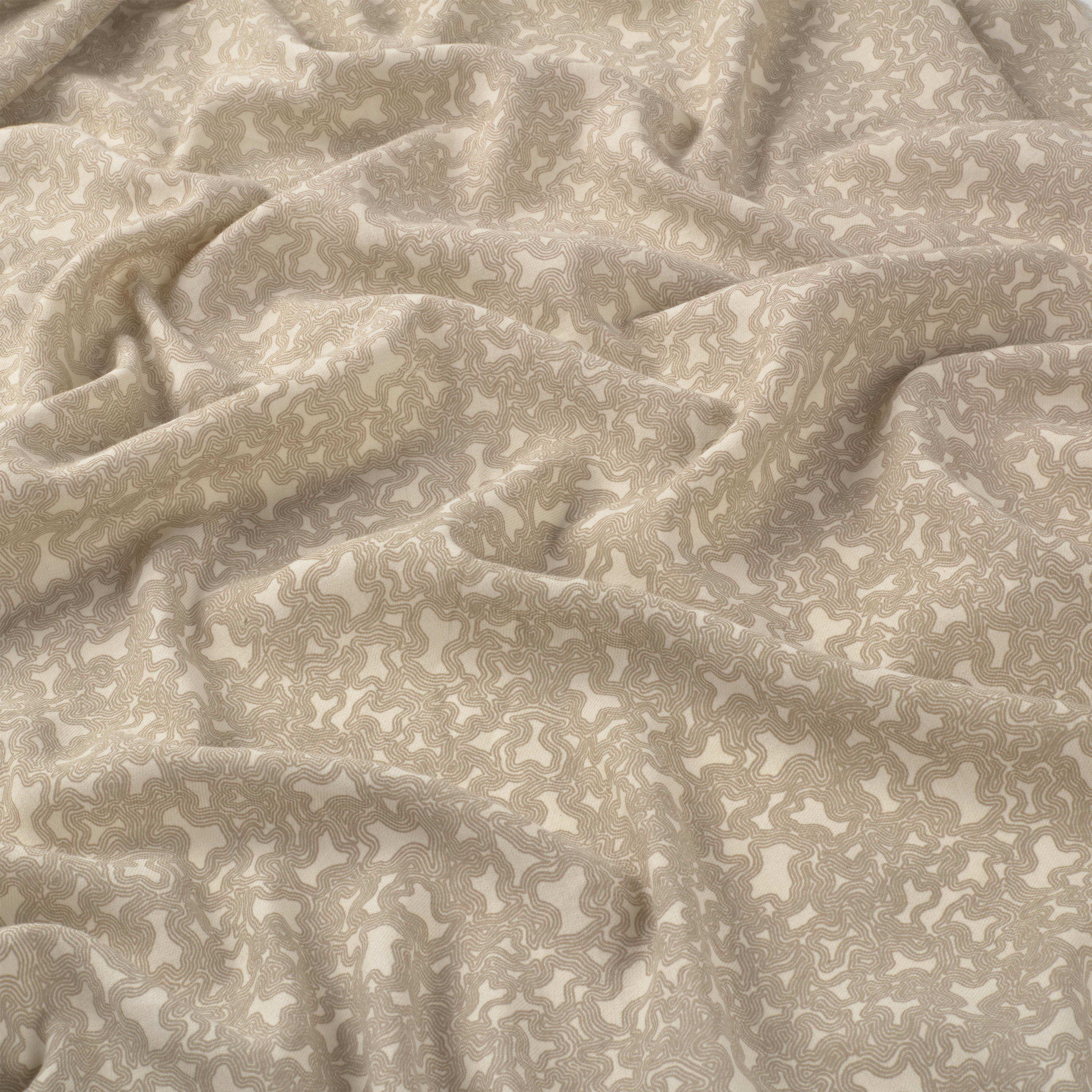 Taupe Foulard Kaos Mini Lines