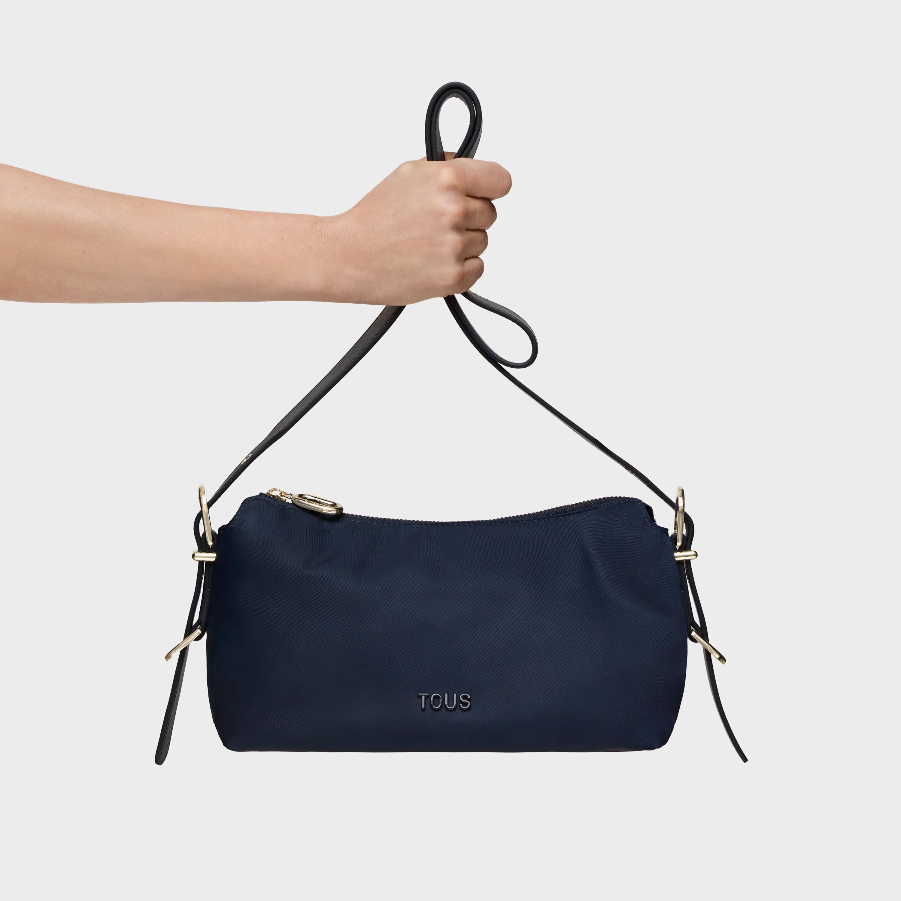 Small navy blue Crossbody bag TOUS Buckles Soft