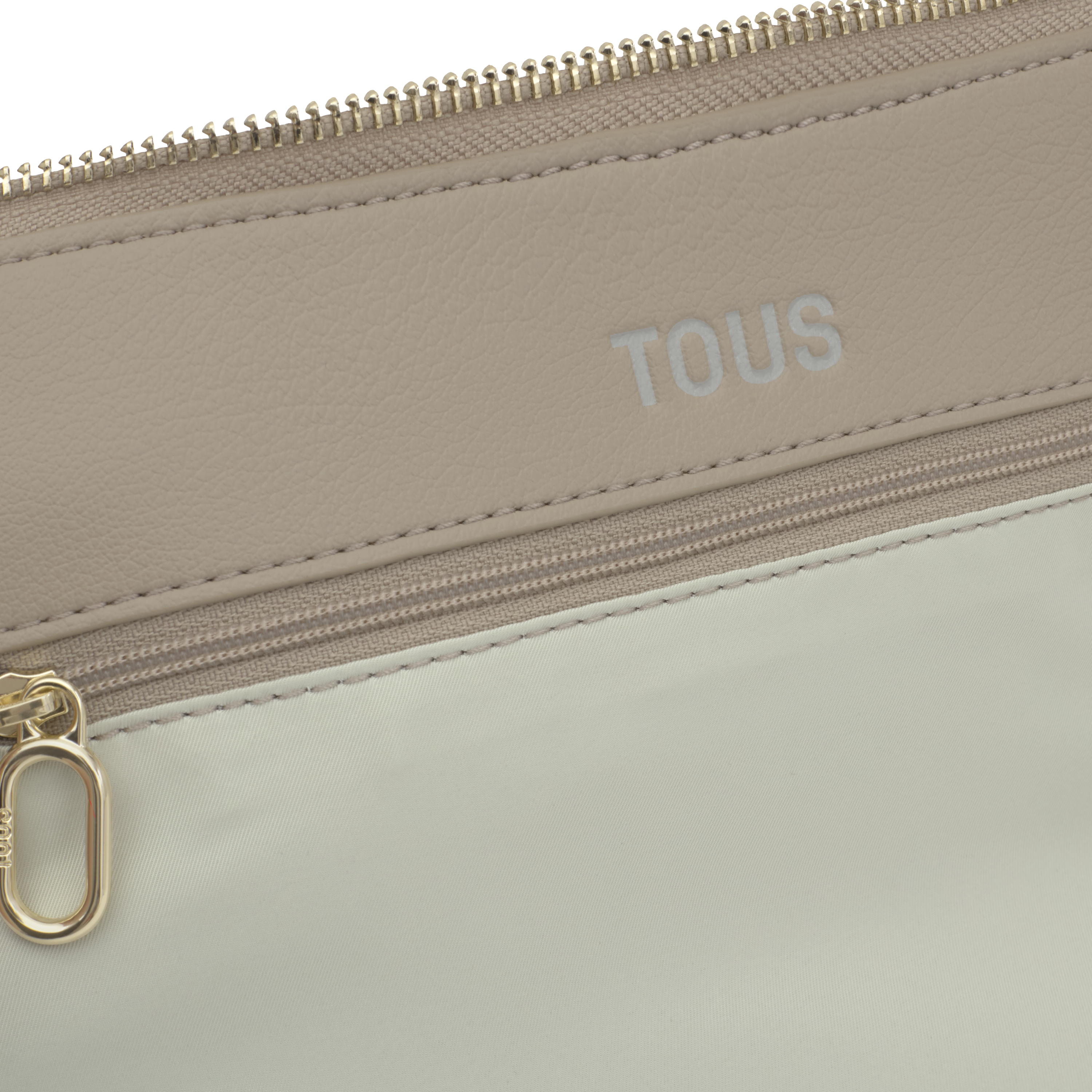 Small taupe Crossbody bag TOUS Buckles Soft