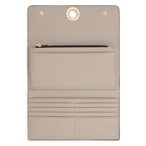 Earth-colored Wallet TOUS Poppy