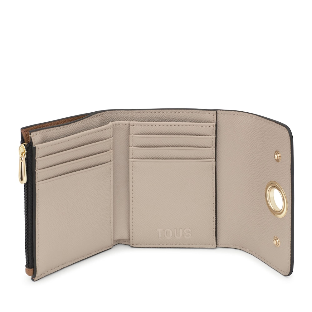 Earth-colored Wallet TOUS Poppy