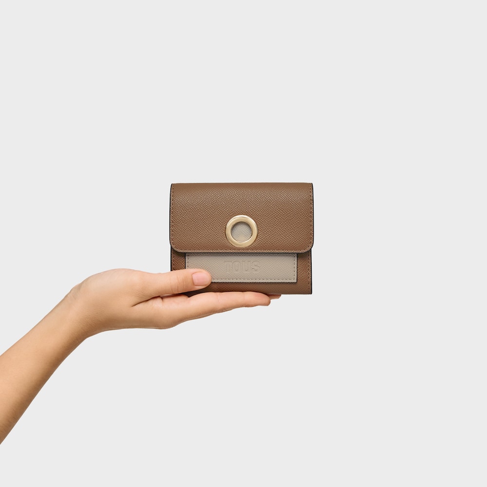 Earth-colored Wallet TOUS Poppy