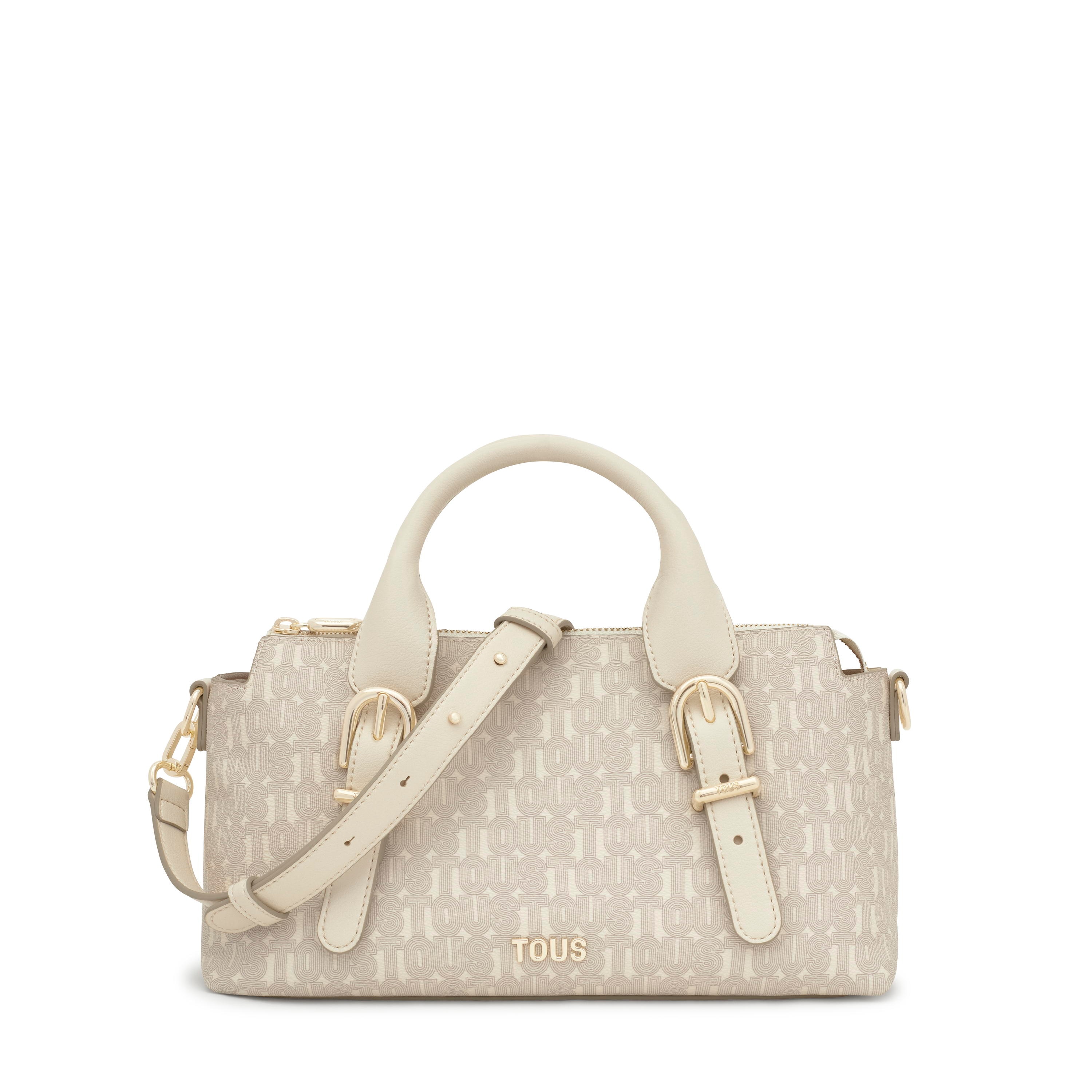 beige Bowling bag TOUS Buckles Silhouette
