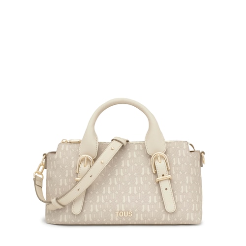 Bowling mediano beige TOUS Buckles Silhouette