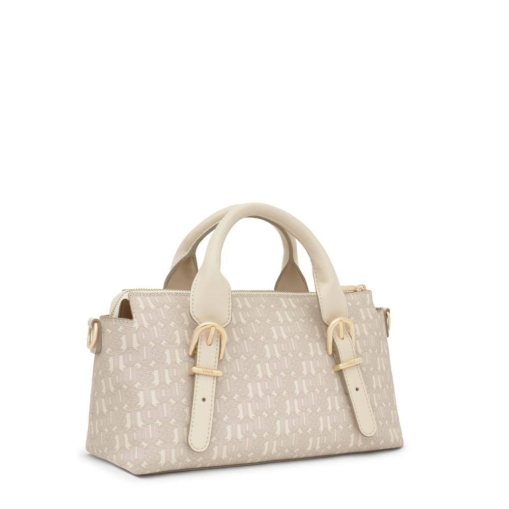 Bowling mediano beige TOUS Buckles Silhouette Bowling mediano beige TOUS Buckles Silhouette